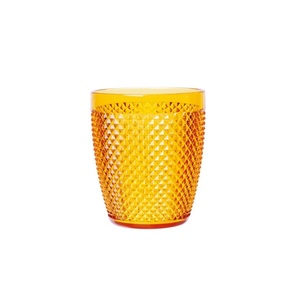 Set di 6 Bicchieri in Plastica Gialla Excelsa Diamond da 40 Cl - Product Image 1