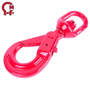ตะขอเกี่ยวแบบหมุนได้ HLM Alloy Rotary Self-locking Hook หมุนได้ 360 องศา ผลิตจากวัสดุฟอร์จ ช่วยเพิ่มความปลอดภัยในการยก ป้องกันการบิดงอของ<span class=keywords><strong>สลิง</strong></span> เหมาะสำหรับยกชิ้นงานหนักในที่สูง - Product Image 1