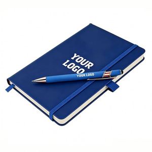 Wholesale Promotional A5 <b>A6</b> Business Journals Notebook Pu Leather Hardcover Notebooks Custom Embossed Logo - Product Image 1