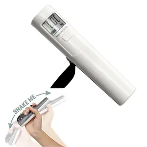 Hand -shake power generation 50kg Portable Manual Digital Hanging Luggage Weight Scale No need Battery