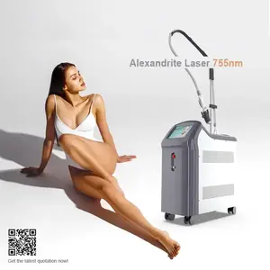 Factory price salon used laser alex nd yag gentle permanent equipment 1064nm 755nm alexandrite laser hair removal
