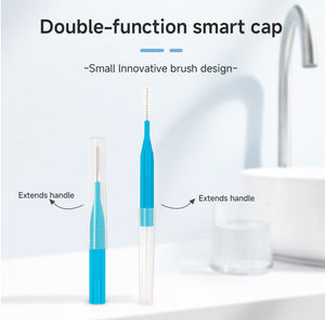 12 pcs מברשת שיניים שיניים שיניים שיניים ניקוי הפה טיפול דופונט ניילון הסרת פלאפון ניילון הסרת בריאות אריזת שקית פלסטיק - Product Image 3