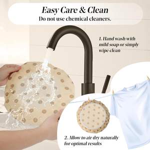 Fundas para Pan de Levadura Natural de Cera de Abeja de Diseño Personalizado de 10/12 Pulgadas, Fundas Elásticas Orgánicas Reutilizables para Fermentación de Pan de Levadura Natural - Product Image 6