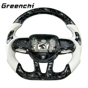 Vente directe d'usine de volants sport en fibre de carbone forgée pour Dodge Charger SRT et Durango Hellcat, personnalisable - Product Image 4