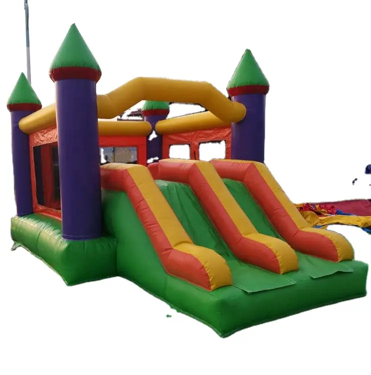 Happy Kiddie Toys Cheap Home Use Mini Inflatable Jumping Castle Kids Combo Bounce House with slide combo For kids