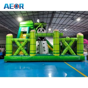 Castillo Inflable Panda Combo <span class=keywords><strong>de</strong></span> Aeor, <span class=keywords><strong>Precio</strong></span> <span class=keywords><strong>de</strong></span> Fábrica, <span class=keywords><strong>Alquiler</strong></span>, Castillo Hinchable, Castillo <span class=keywords><strong>de</strong></span> Brincos, Garantía <span class=keywords><strong>de</strong></span> 3 Años, Capacidad para Más <span class=keywords><strong>de</strong></span> 10 Pasajeros - Product Image 3