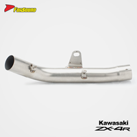 Système d'échappement complet pour moto Kawasaki ZX4R en acier inoxydable, prix de gros usine Forsound, collecteur et silencieux