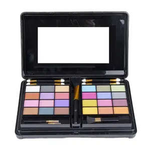 Gran oferta, kit de sombra de ojos de maquillaje vegano de alta pigmentación, sombra de ojos de maquillaje multicolor de marca propia personalizada