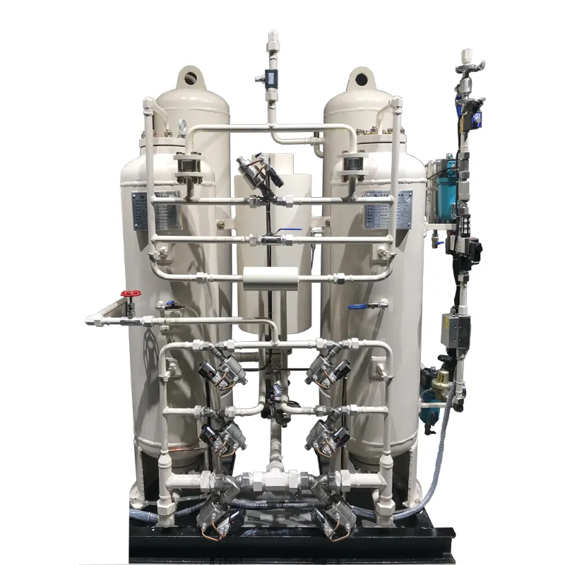 Generator oksigen 35 nm3/h, kontrol PLC manajemen otomatis medis untuk klinik rumah sakit