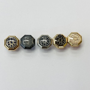 Oem & ODM phong cách hồi giáo thobe Snap Nút Kẽm hợp kim kim loại nhấn nút với <span class=keywords><strong>Shank</strong></span> thiết kế cho sản xuất hàng may mặc - Product Image 5