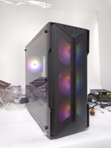 Hongyi Mini-<span class=keywords><strong>ITX</strong></span> Micro ATX MATX 게임용 PC 케이스 4 RGB 팬 특별 제공 섀시 크기 455*225*467mm - Product Image 3