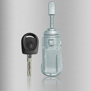 Volkswagen Golf <b>Lock</b> Cylinder DZ082M2 1 <b>Key</b> Zinc Alloy Automotive Part OE 1U0837167C - Product Image 1
