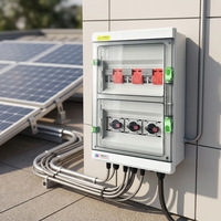 Boîtier de Combinaison Solaire Photovoltaïque DC IP65 1000V 3 Entrées 3 Sorties 3 Chaînes PV3/3 pour Système Solaire Hors Réseau