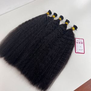 Vietnamese Virgin Kinky Straight I Tip Human Hair <b>Extensions</b> Pre Bonded Keratin Remy Hair Bulk <b>Cheap</b> Price - Product Image 6