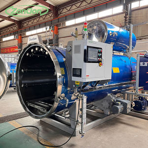 Autoclave Zongon, máquina de retorta de maíz <span class=keywords><strong>para</strong></span> conservas de agua comercial, botella de plástico, botellas de vidrio <span class=keywords><strong>para</strong></span> sardinas, salsa de comida <span class=keywords><strong>para</strong></span> bebés - Product Image 3