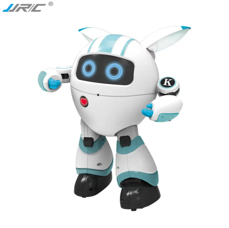 HOSHI JJRC R14 Intelligente di Controllo Remoto Rotonda Robot Supporto A Piedi Scivolo Danza Vari HA CONDOTTO LA Luce RC Robot Giocattolo Per I Bambini