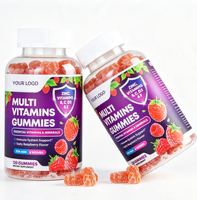 Gummies vitaminées à prix réduit, haute absorption, vitamine C, complexe B, stimulation immunitaire pour adultes, soins quotidiens de santé