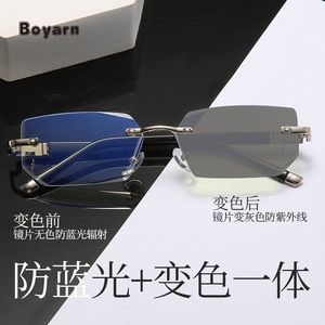 <span class=keywords><strong>Gafas</strong></span> <span class=keywords><strong>de</strong></span> Lectura Fotocromáticas sin Montura Boyarn para Hombre, <span class=keywords><strong>Gafas</strong></span> <span class=keywords><strong>de</strong></span> Lectura <span class=keywords><strong>de</strong></span> <span class=keywords><strong>Calidad</strong></span> con Protección Anti Luz Azul, Bloqueo <span class=keywords><strong>de</strong></span> Luz Azul <span class=keywords><strong>de</strong></span> Fábrica - Product Image 3