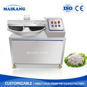 Machine professionnelle de découpe de pois chiches et de viande ; Émulsifiant haute vitesse pour la production de houmous et de pâte de falafel lisses - Product Image 6