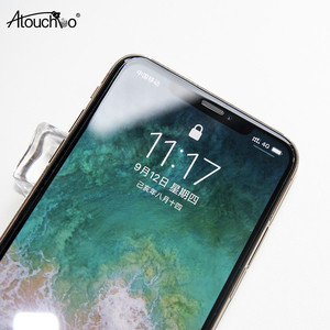Atouchbo Protector <span class=keywords><strong>de</strong></span> pantalla transparente para iPhone 11 Pro Max 120D gran arco vidrio templado para iPhone 11 Pro 11 XS Max X - Product Image 4
