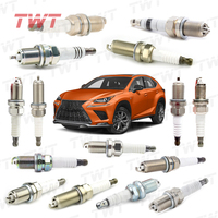 TWT Bougies d'allumage pour Toyota Corolla Hilux 4Runner FJ Cruiser Innova Camry Highlander 1983-2019 22401AA781 9091901176