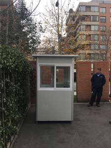 Cabine de péages préfabriquée boîte de sentry élégante cabine de kiosque préfabriquée kiosque temporaire portable extérieur cabine de sécurité moderne - Product Image 6