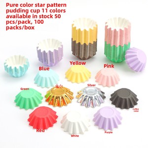 Paquete al por Mayor de 50 Envoltorios Antiadherentes, Papel Resistente para Hornear Muffins, Mini Moldes para Cupcakes para Fiestas - Product Image 5