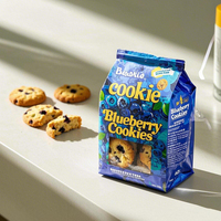Sachets alimentaires personnalisés imprimés, recyclables, à fond plat et soufflets latéraux, pour biscuits, café en grains, poudre, thé, snacks, aliments pour animaux, chewing-gum