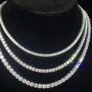 NAVKAR DIAMONDS - Collar de Diamantes de Laboratorio de Lujo, Chapado en Plata y Oro, Corte Brillante, para Bodas y Ocasiones Especiales, Directo de Fábrica - Product Image 1