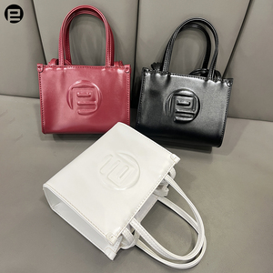 PETREL, venta al por mayor, bolso de mano de diseñador para mujer, moda para mujer, cuero PU, portátil con impresión de logotipo personalizado, OEM personalizable - Product Image 6