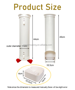 ZZ không có chất thải hình trụ mưa che tự làm gà Ống trung chuyển cổng Gia cầm chim cút chim bồ câu gà trung chuyển - Product Image 2