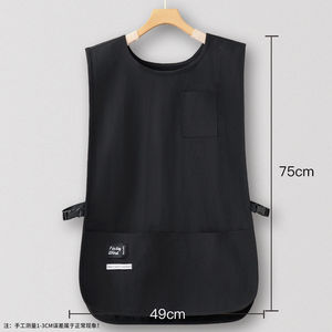 Delantal <span class=keywords><strong>de</strong></span> Barbero con Logotipo Personalizado, Chaleco Impermeable y Resistente al Aceite, Ropa <span class=keywords><strong>de</strong></span> Trabajo para Mujer, Cocina, Hogar, Catering - Product Image 6