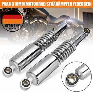 2 Amortiguadores de Aire Universales de 310 mm para Motocicleta, Suspensión Trasera para Motocicletas de 90cc, 110cc, 125cc, 150cc, Dirt Bike, Gokart, ATV, Quad - Product Image 1