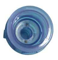 Buse de jet pour spa moderne Hongsheng en PVC blanc - Buse en acier inoxydable de 3,5 pouces avec anneau de protection fileté, 60 jets internes
