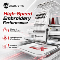 Máquina de Bordar Computarizada de Una Cabeza para Bordar Gorras y Camisetas