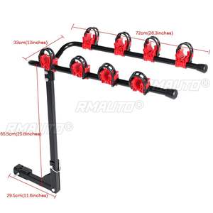 Accesorios para Auto, Portabicicletas para Vehículo, Soporte de Bicicleta para Techo de Auto, Portabicicletas para Maletero, Soporte de Almacenamiento para Ciclismo - Product Image 2
