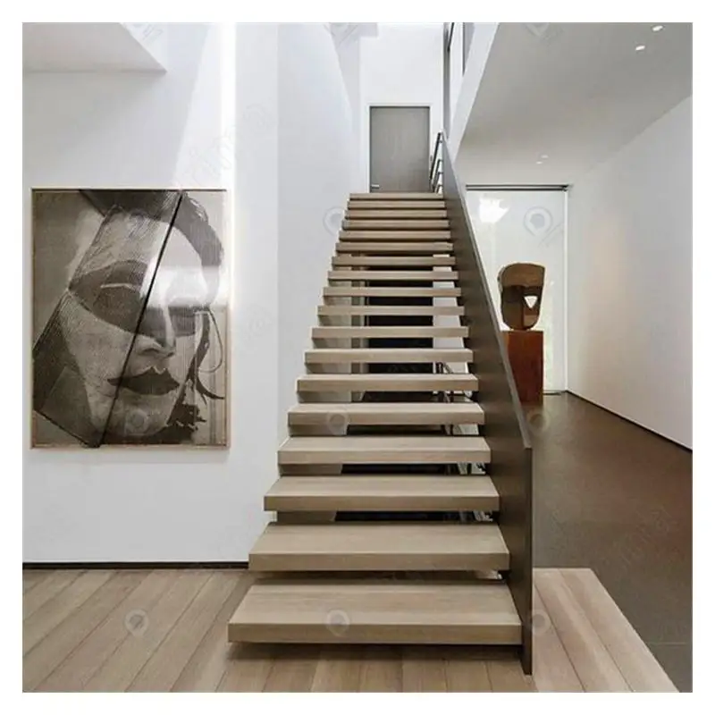 प्राइमा अस्थायी सीढ़ियों आधुनिक लकड़ी सीढ़ी Treads सीढ़ी चलने गेज