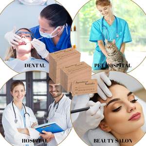 Cartes de rendez-vous Cartes de rappel de réservation en vrac pour les affaires du client Salon de coiffure Massothérapeute Médecins et plus - Product Image 6