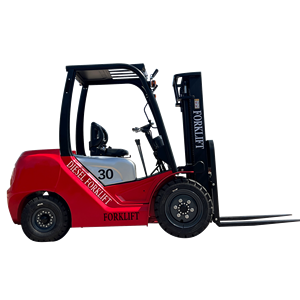 Carretilla elevadora diésel EVERLIFT de China, 2000KG-3000kg, carretilla elevadora de contenedores, palanca de cambios lateral de mástil Triplex para uso en restaurantes AWD - Product Image 5