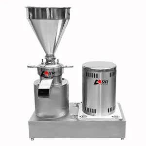 Almond milk peanut butter grinding machine green bean paste maker machine small colloid mill jml 80 vertical colloid mill