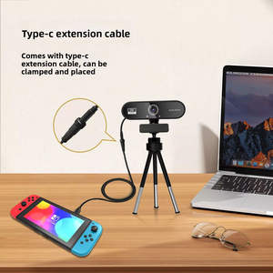 <span class=keywords><strong>Webcam</strong></span> réseau 4K HD 2MP CMOS à mise au point automatique avec interface USB pour diffusion vidéo en direct et utilisation multifonctionnelle - En stock - Product Image 5