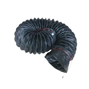 Conduit d'air Flexible en PVC antidéflagrant, 400mm, 5m