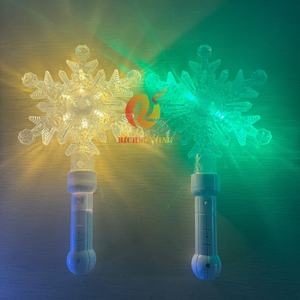 Richshining Logo personnalisé <span class=keywords><strong>flocon</strong></span> <span class=keywords><strong>de</strong></span> neige bâton lumineux-accessoires <span class=keywords><strong>de</strong></span> fête à LED en vrac accessoires <span class=keywords><strong>de</strong></span> concert Flash pour le nouvel an retour à l'école - Product Image 5