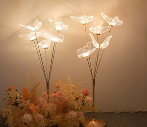 Nueva Lámpara LED Romántica para Pasillos, Decoración de Flores Moldeables, Iluminación para Escenarios, Luces Acrílicas para Bodas - Product Image 6