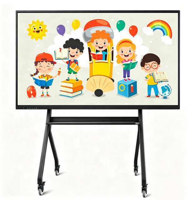75-inch Interactive Electronic Whiteboard with 40-Touch Points 4K Resolution Customizable for Formal Document Review Reporting