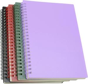 สมุดโน้ตปกพลาสติกแบบสั่งทำพิเศษ พร้อมโลโก้บริษัท กระดาษคราฟท์ 80 แกรม ขนาด 10.5x14.8 ซม. สำหรับเป็นของขวัญทางธุรกิจ - Product Image 1