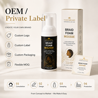 Fabricant de mousse capillaire personnalisée, mousse anti-frisottis à tenue forte pour les marques de perruques
