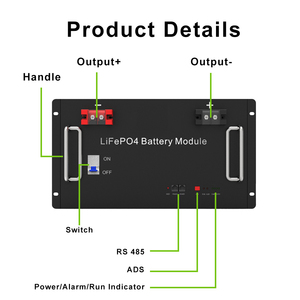 แบตเตอรี่เก็บพลังงาน LiFePO4เกรด6000รอบลึก12V/12.8V 100ah/ 200Ah BMS สมาร์ทกริดไฮบริดรับประกัน5ปี - Product Image 3
