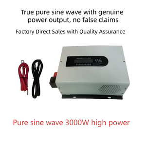 Inversor de onda sinusoidal pura de alta resistencia 12V-72V a CA 110V/ 220V, pantalla LCD y salidas de CA duales para alta potencia - Product Image 6