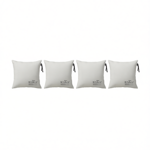 Cojines para Sillas de Exterior Color Crema, 19.7x19.7x1.2 Pulgadas, Tela Oxford, Cuadrados, Extraíbles, Lavables, para Uso en Todas las Estaciones - Product Image 1